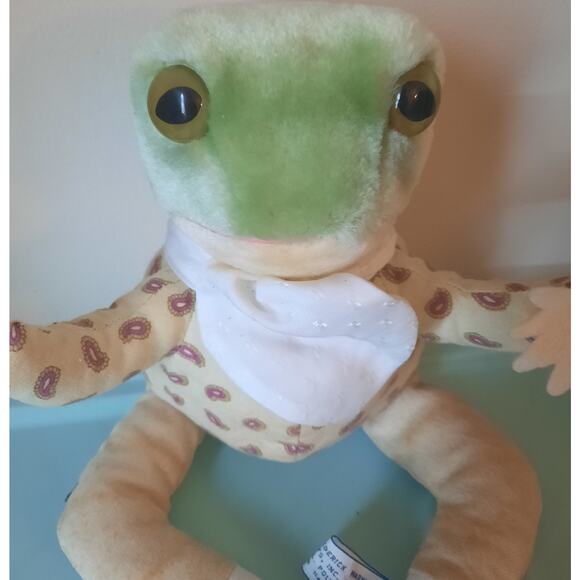 Vintage Beatrix Potter Jeremy Fisher Plush 12” Frog Eden - Picture 1 of 5